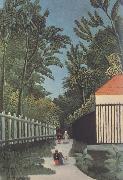 Henri Rousseau View of Montsouris Park painting
